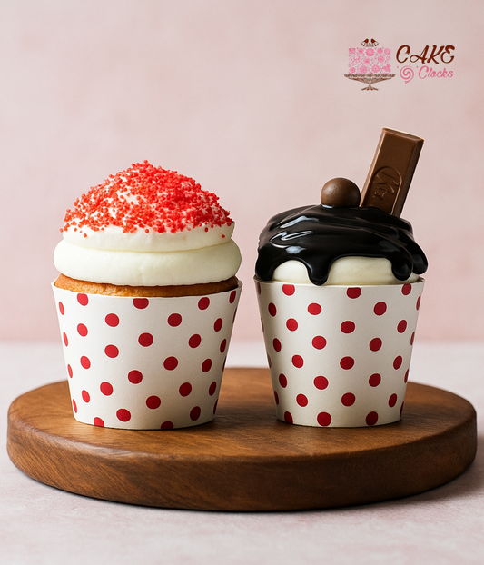 Velvet Dark Choco Cupcake (Pack of 2)