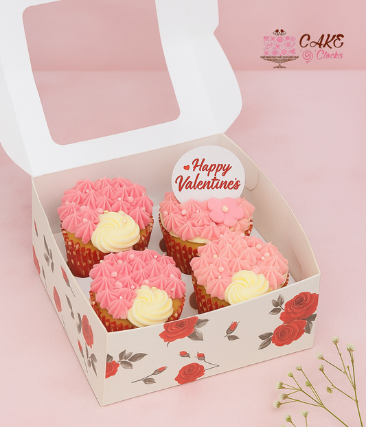 Love Celebration Cupcake (Pack of 4)