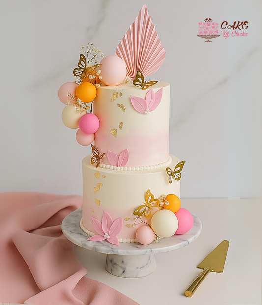 Butterfly Balloon Cake