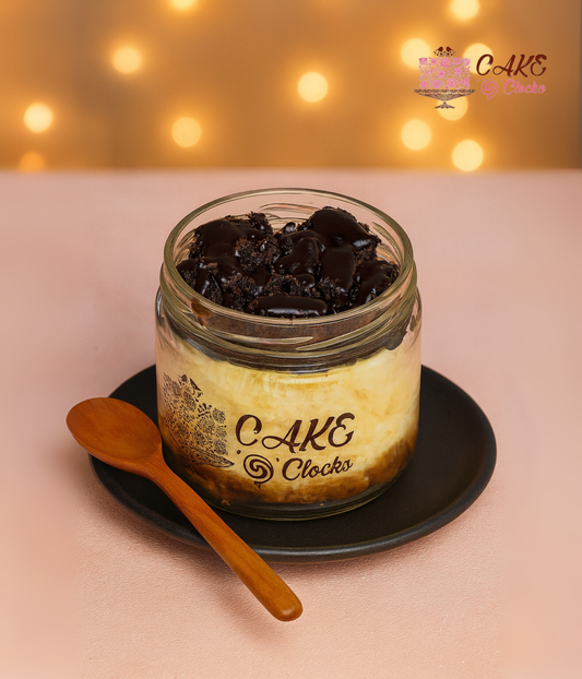 Chocolate Fudge Jar Cake