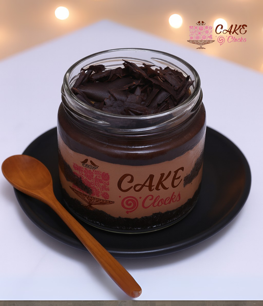 Dark Chocolate Indulgence Jar Cake