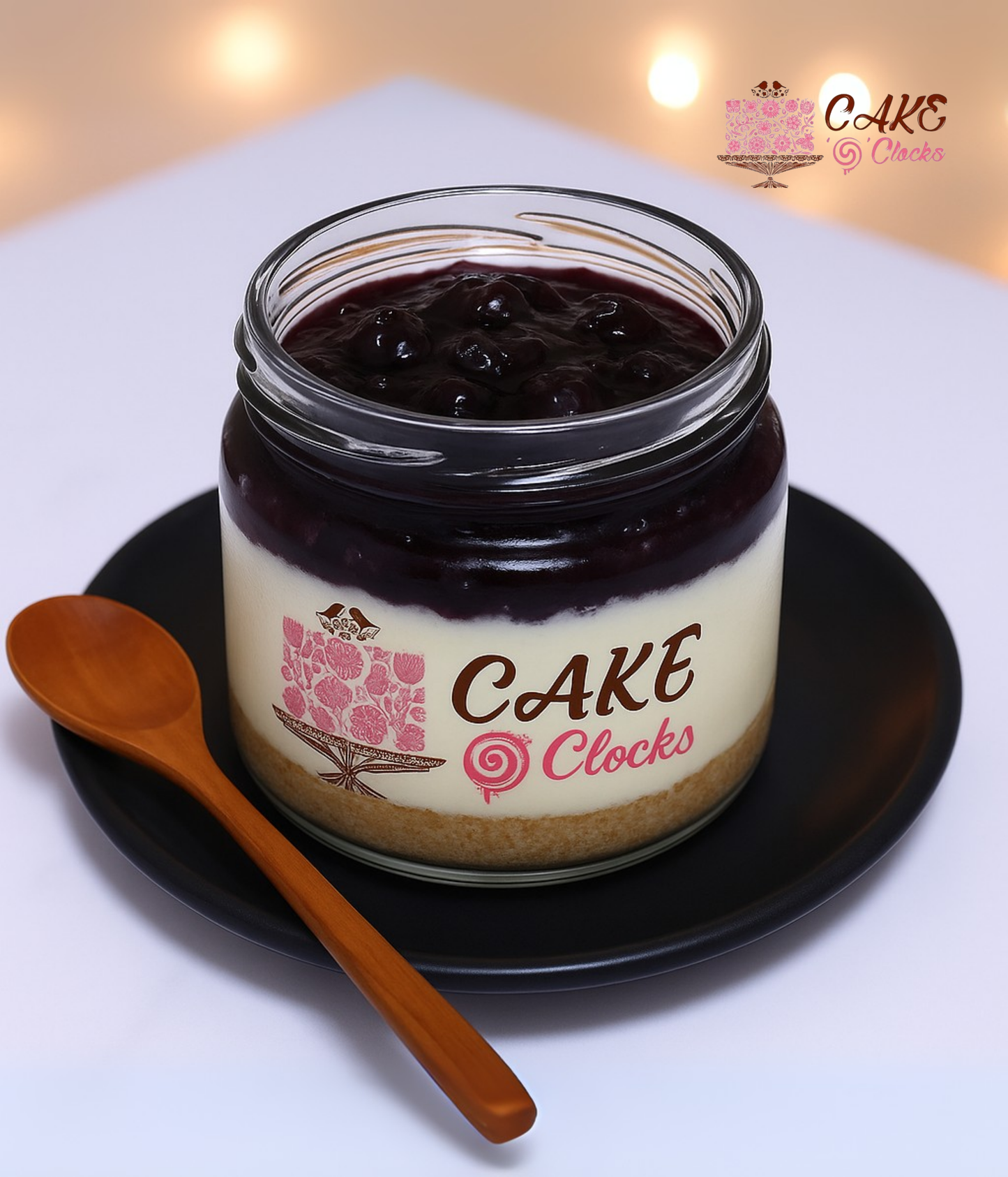 Blueberry Baked Cheese Jar