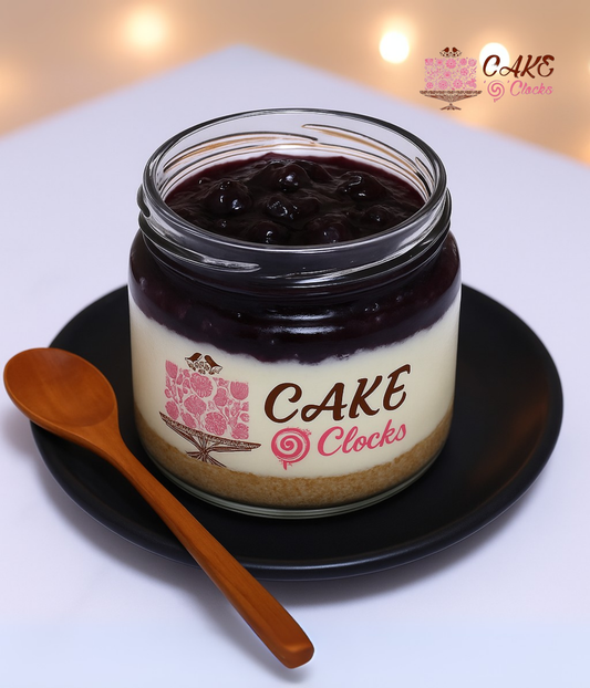 Blueberry Baked Cheese Jar