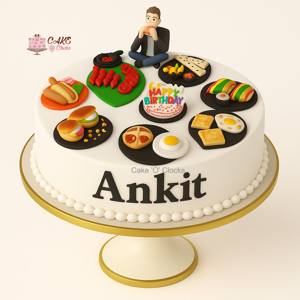 Foodie Feast Birthday Cake