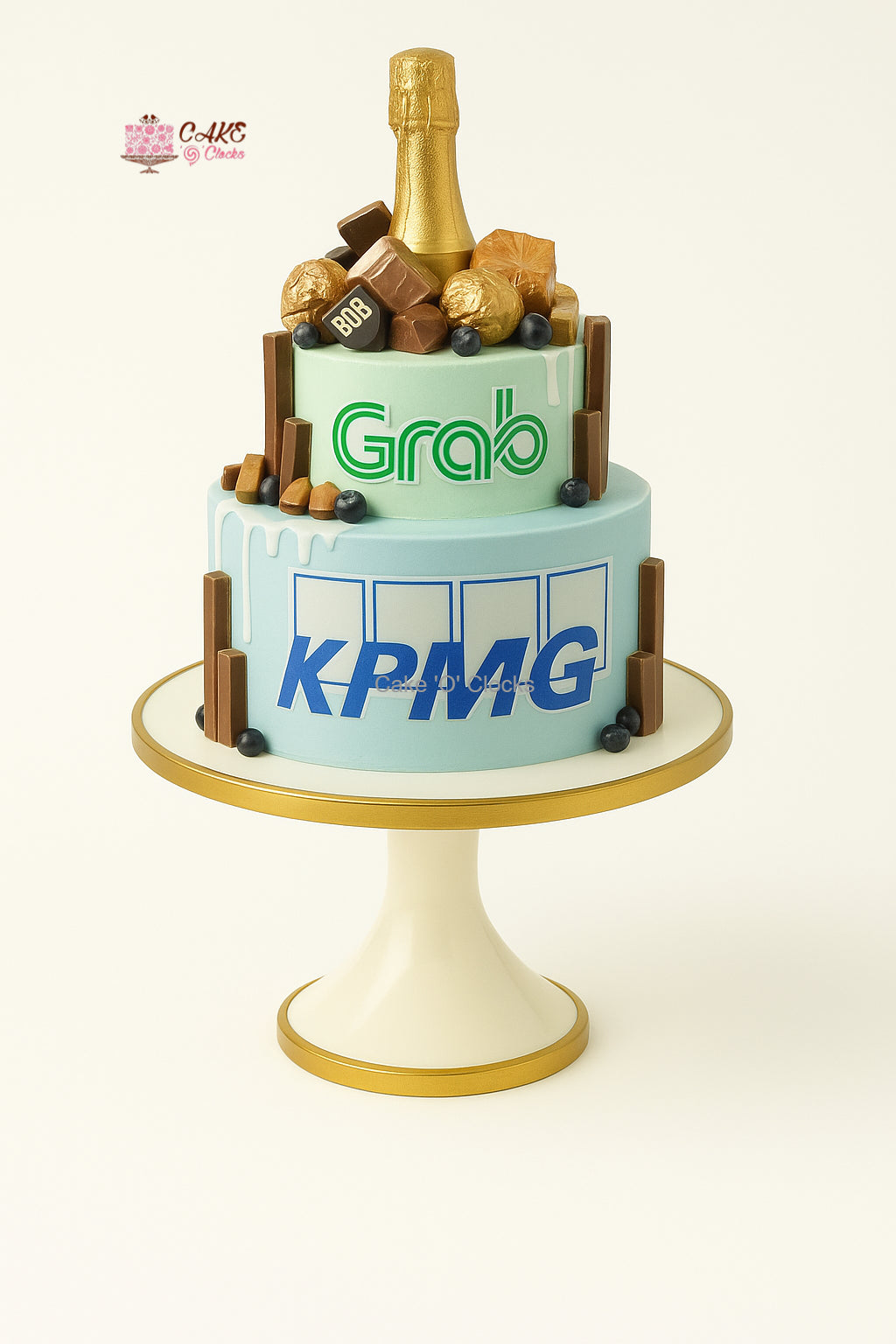 KPMG & Grab Corporate Theme Cake