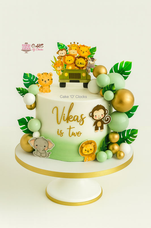 Wild Safari Jeep Cake