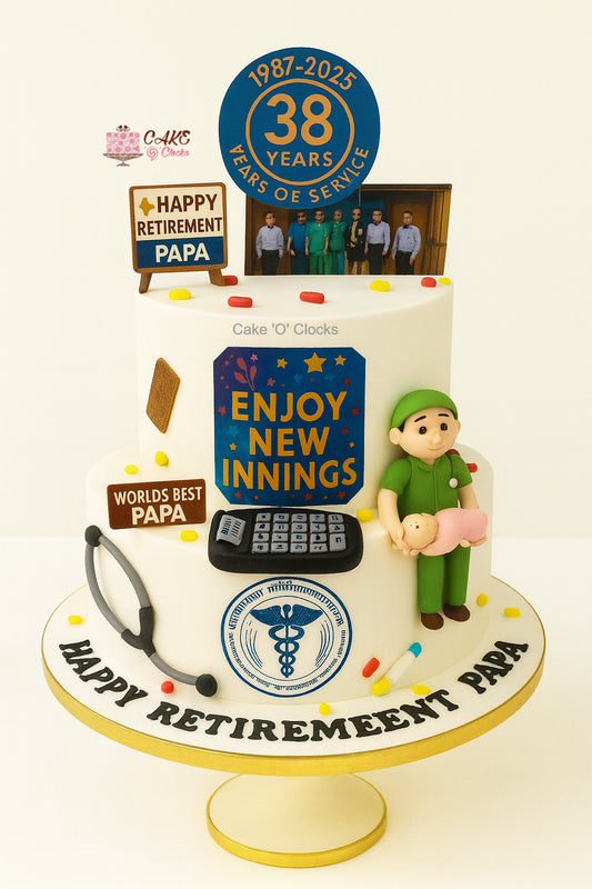 Doctor’s Retirement Tribute Cake