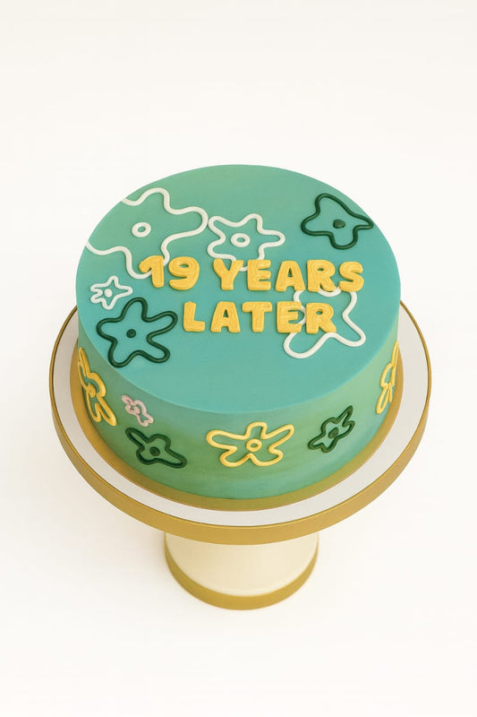 19 Years Later Aesthetic Cake