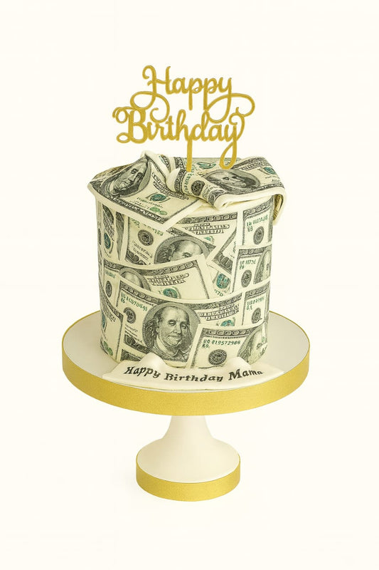 Dollar Money Theme Cake