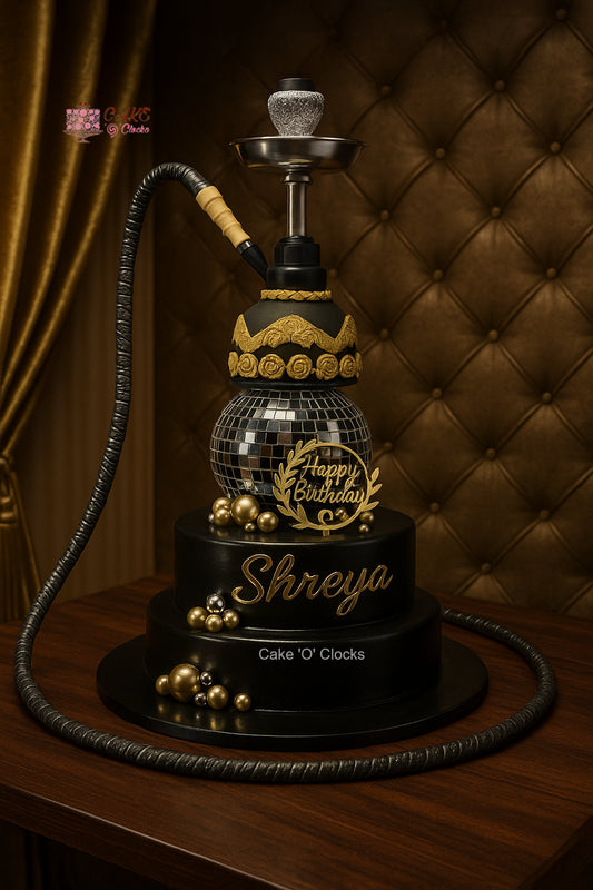 Luxury Hookah Theme Cake