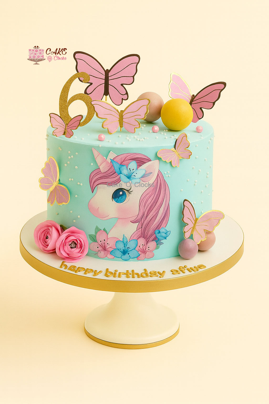Unicorn Girl Cake