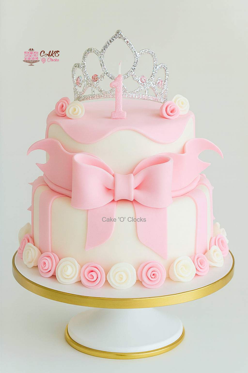 Sparkling Bow Princess Cake