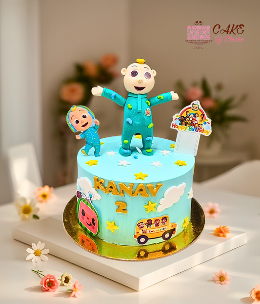 Baby Cocomelon Celebration Cake