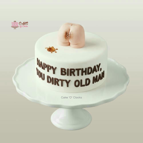 Dirty Old Man Birthday Cake