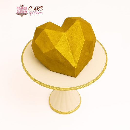 Golden Love Pinata Cake