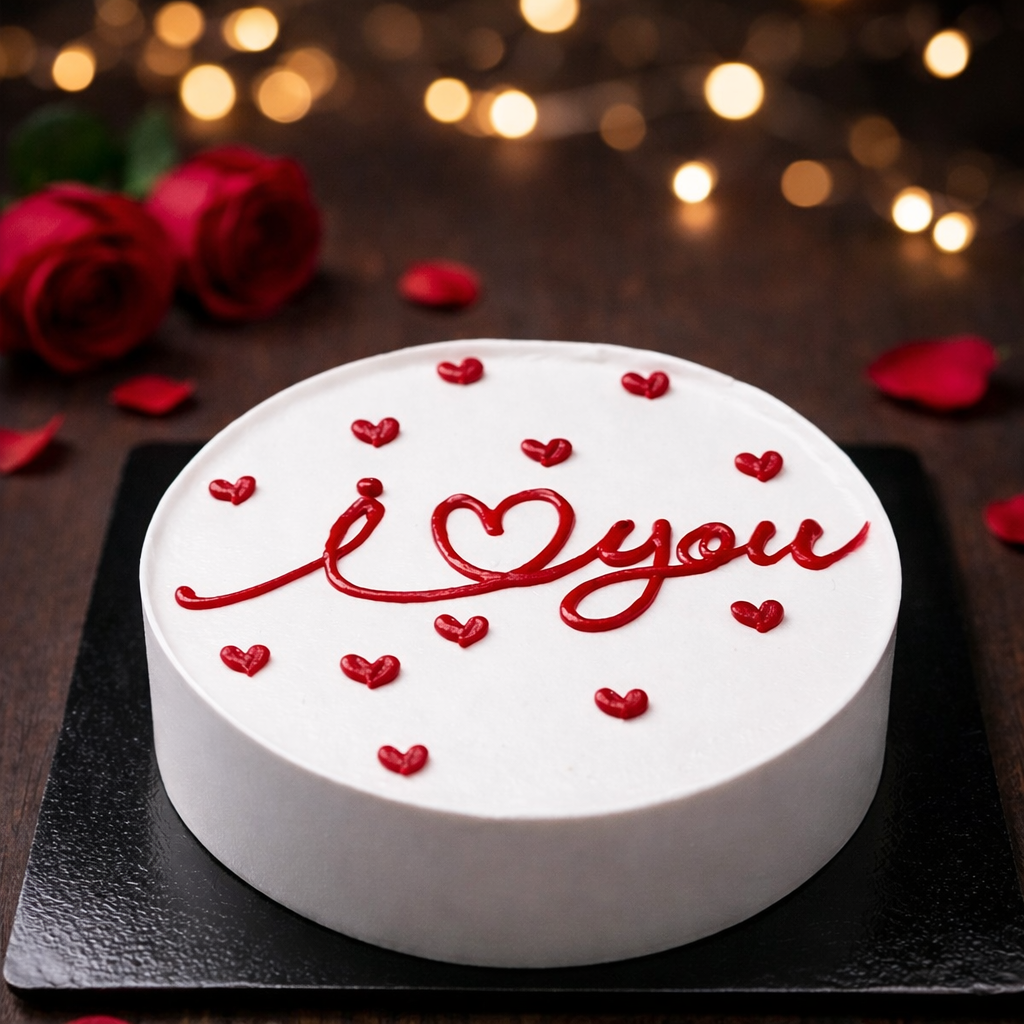 I Love You Bento Mini Cake