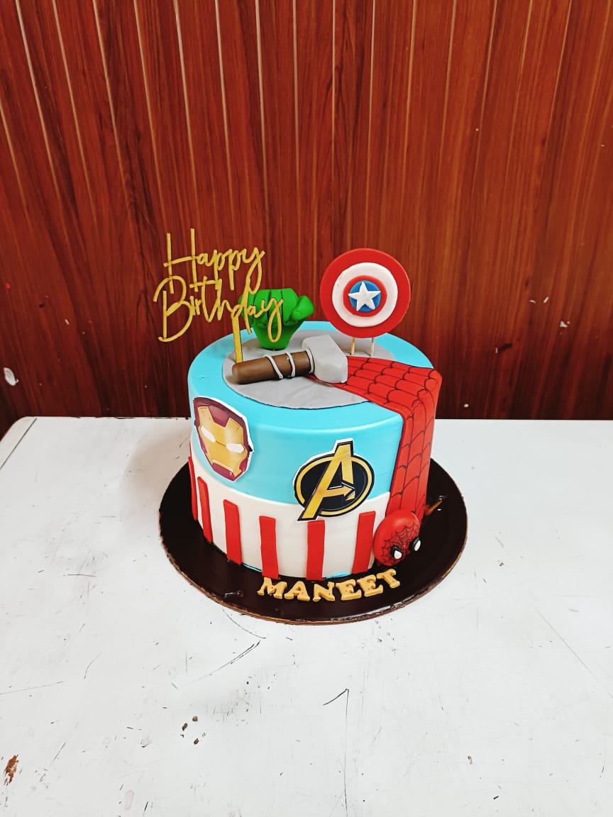 Marvel Superhero Cake