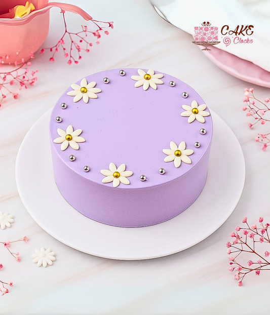 Soft Lavender Bento Mini Cake