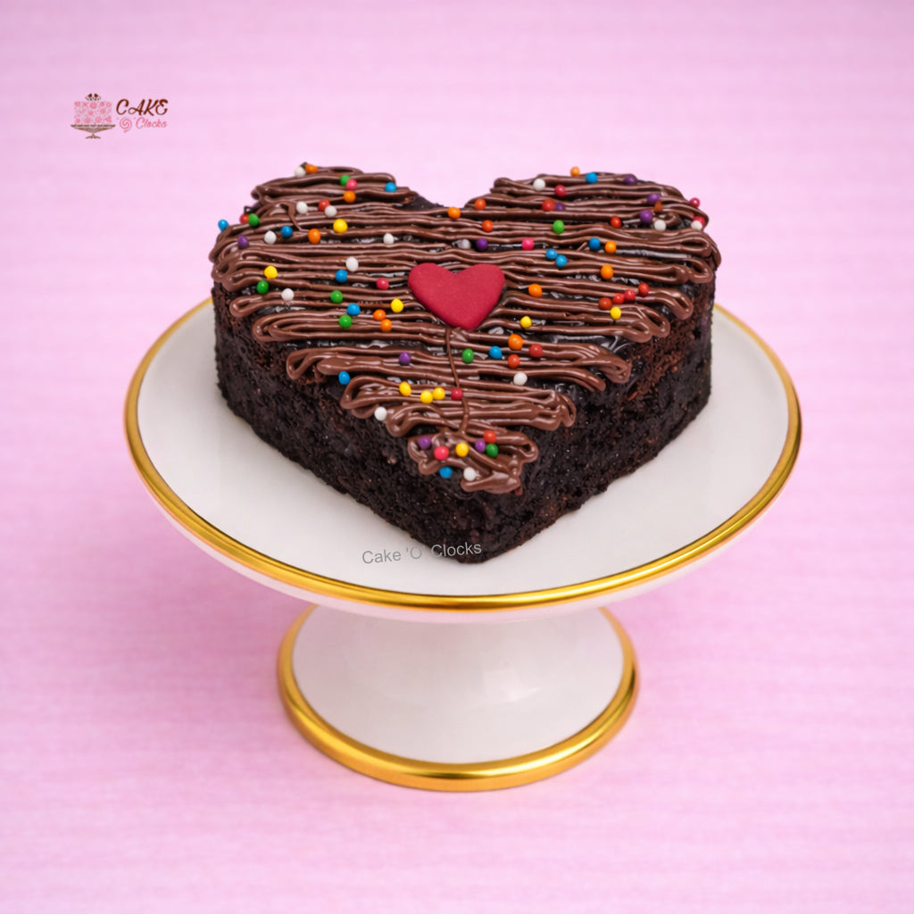 Valentine Chocolate Heart Cake