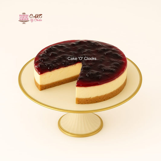 Blueberry Baked Cheesecake