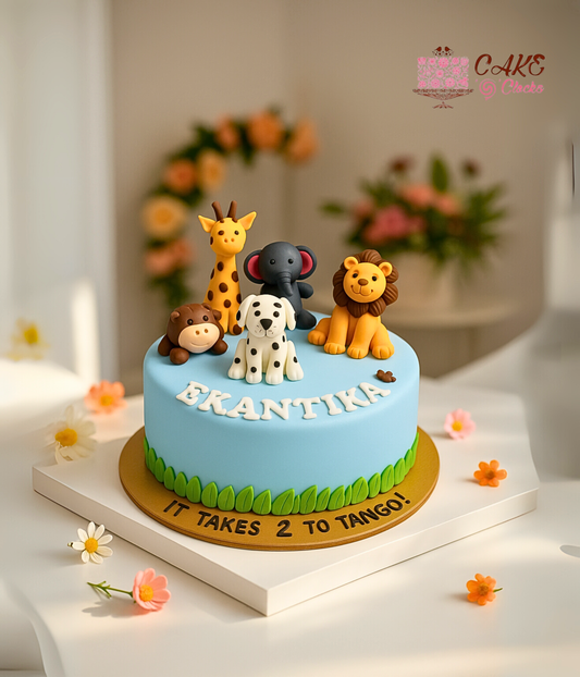 Wildlife Party Cake
