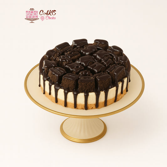 Brownie Baked Cheesecake