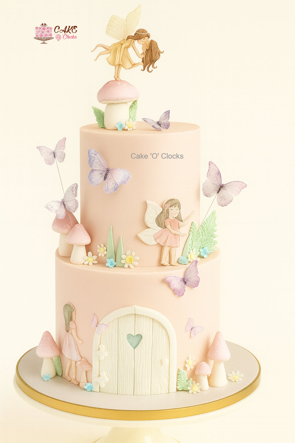 Pastel Fairy Door Cake