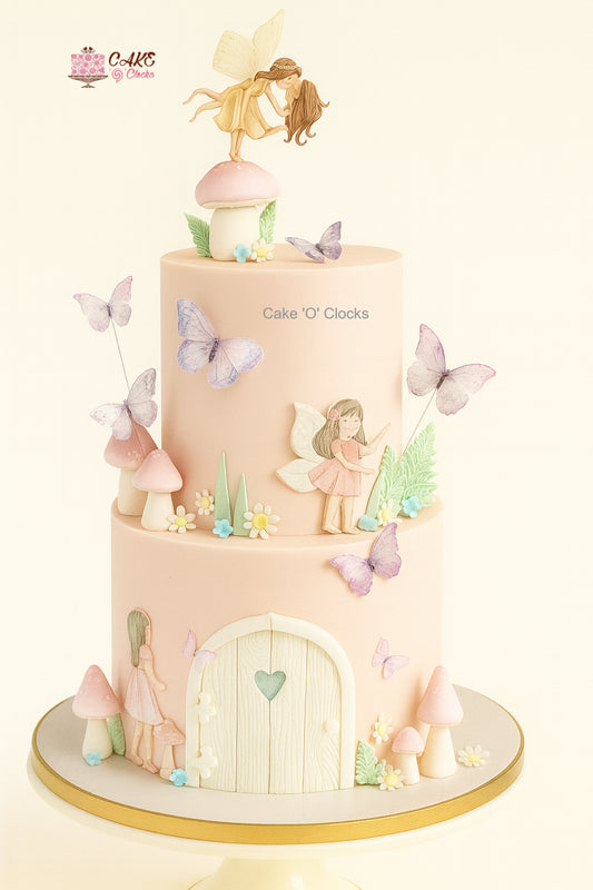 Pastel Fairy Door Cake