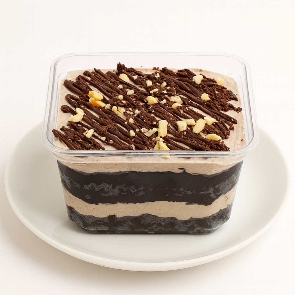 Nutty Choco Fudge Tub Cake