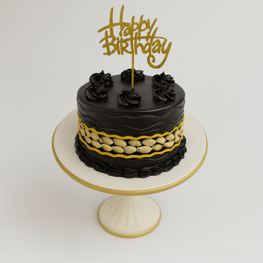 Golden Touch Light Chocolate Cake