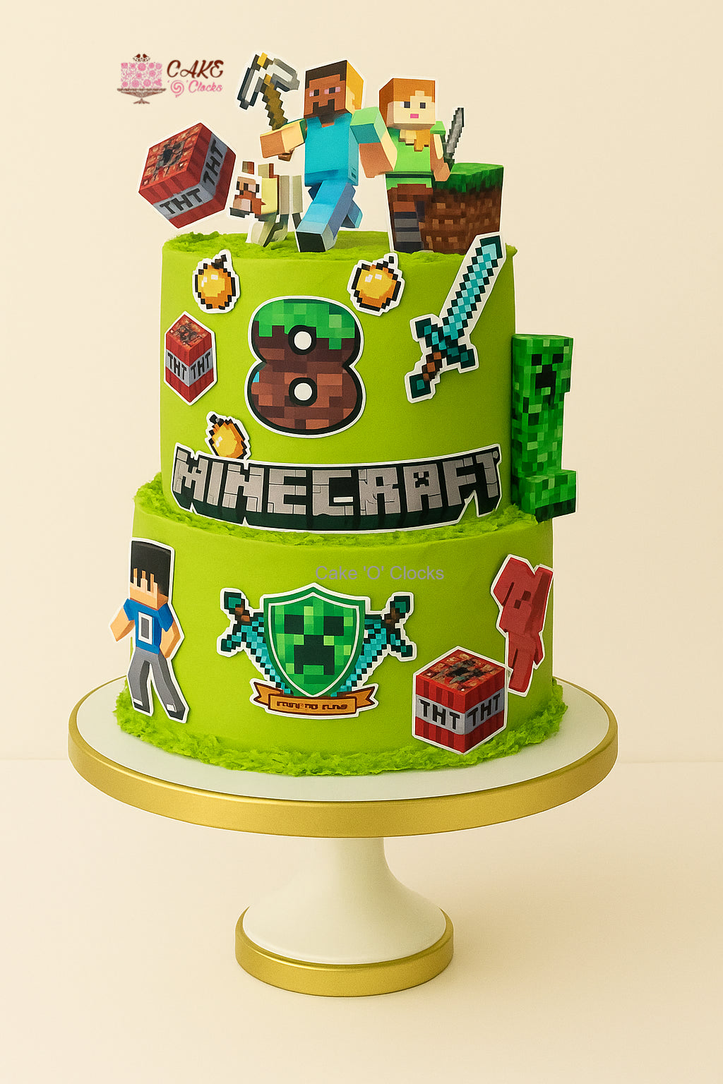 Epic Minecraft TNT Cake