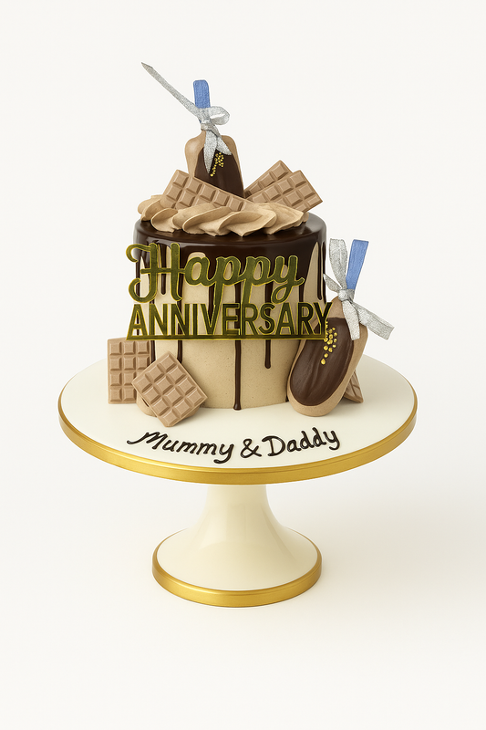 Chocolate Anniversary Cake