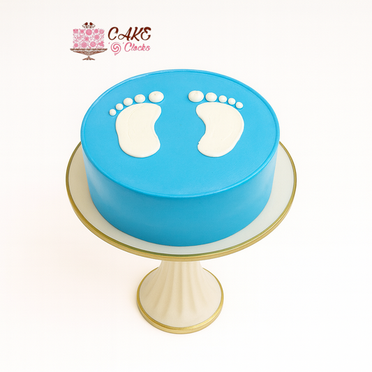Baby Footprints Bento Mini Cake