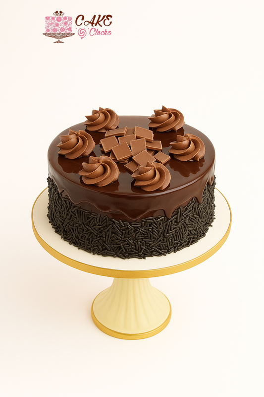 Chocolate Glaze Truffle Cake