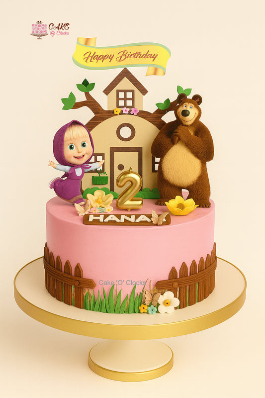 Pink Blossom Masha Cake