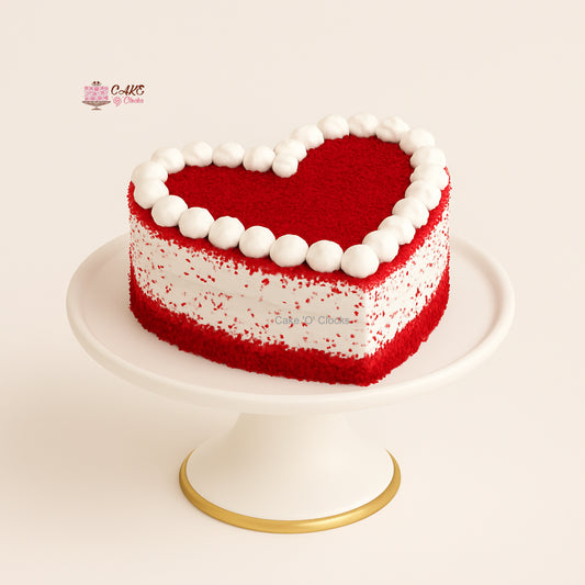 Valentine Heart Red Velvet Cake