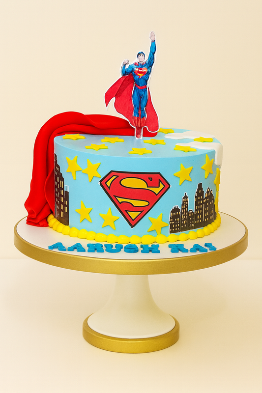 Superman Hero Cake
