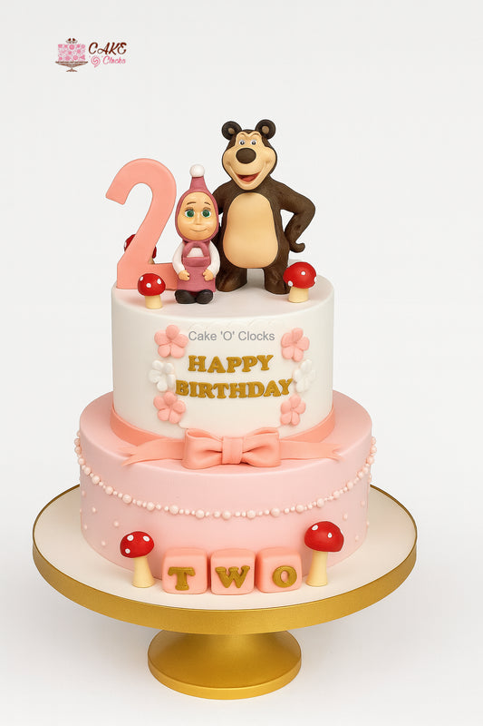 Pretty in Pink Masha Cake