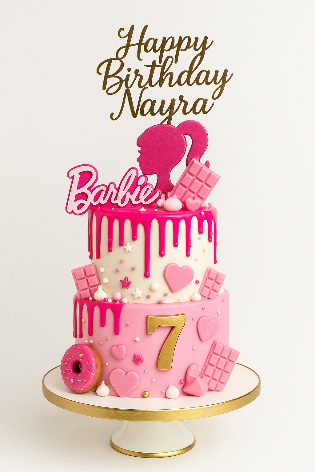 Barbie Dream Drip Cake