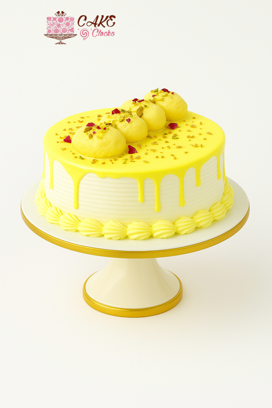 Rasmalai Drip Cake