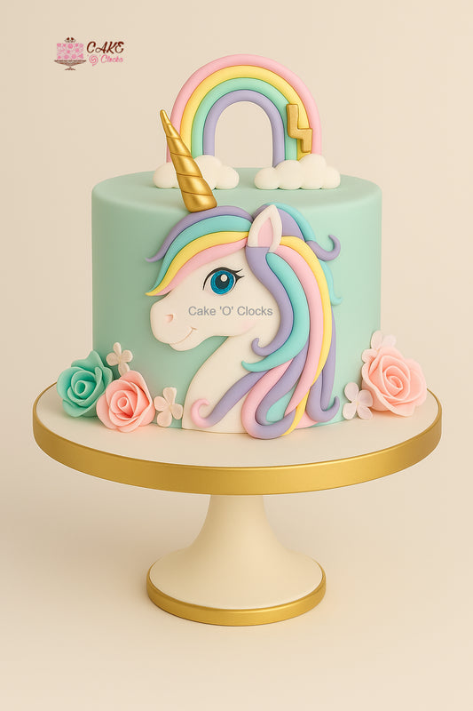 Pastel Unicorn Fantasy Cake