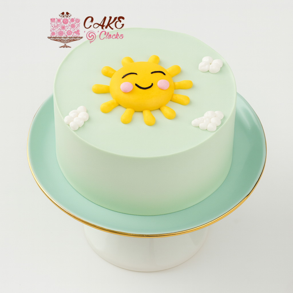 Smiling Sun Theme Cake