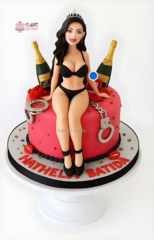 Naughty Diva Bachelorette Cake