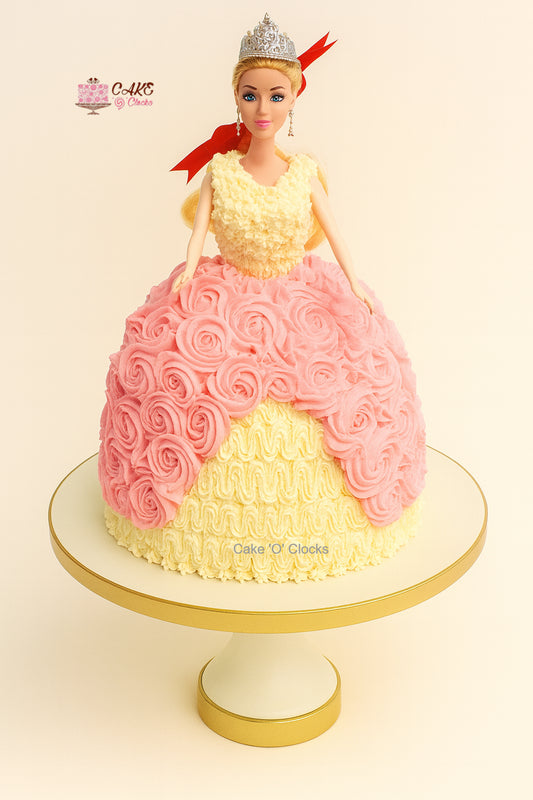 Royal Crown Doll Cake