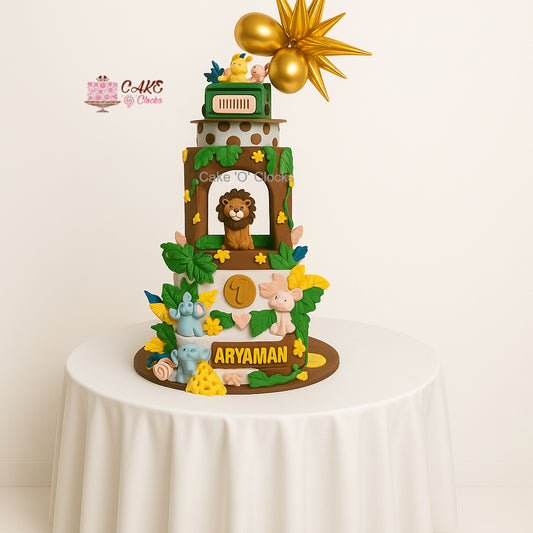 Jungle Safari Cake