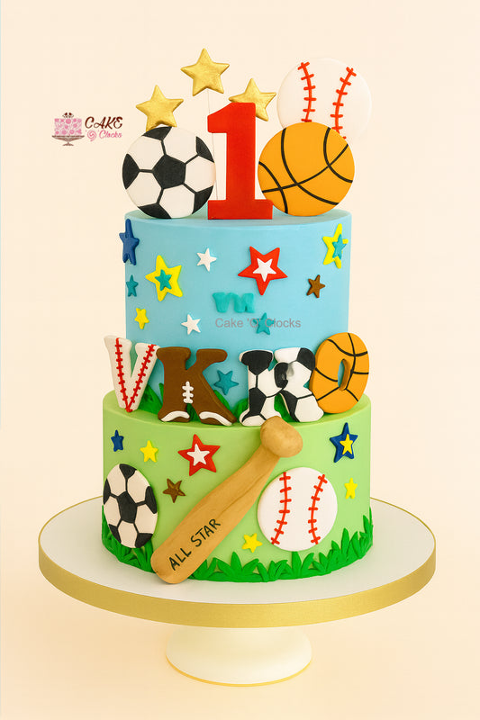 All Star Sports Cake