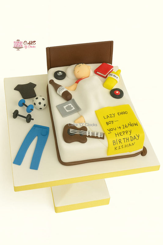 Lazy Boy Theme Cake