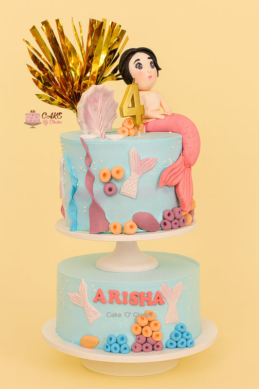 Little Mermaid Fantasy Cake