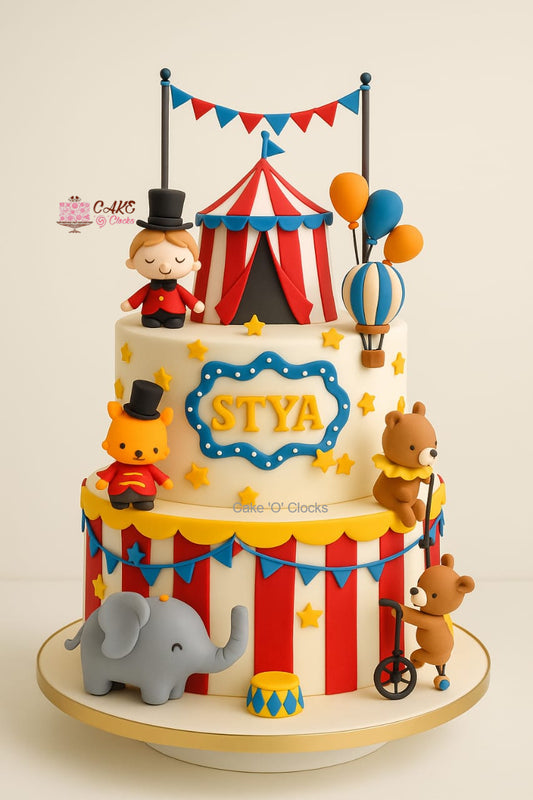 Circus Carnival Theme Cake