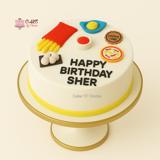 Snacks Lover Birthday Cake